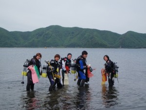 本栖湖クリーンアップ2014