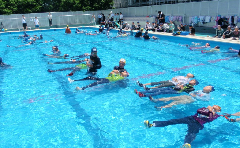 今年も江戸川区立小学校 『ういてまて』講習をJCUEへ講師派遣依頼を受け開催してきました