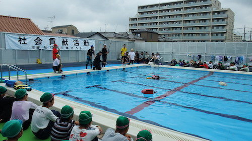 【開催報告】江戸川区立二之江第二小学校『命を守る着衣泳・ういてまて』講習