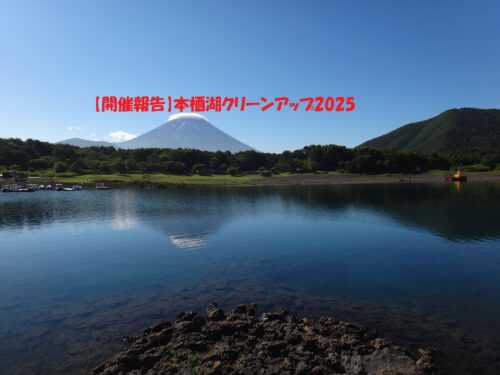 【開催報告】本栖湖クリーンアップ2025