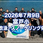 静岡県伊東市立富戸小学校での「2026年度　ういてまて講習」と「スノーケリング体験」開催のお知らせ